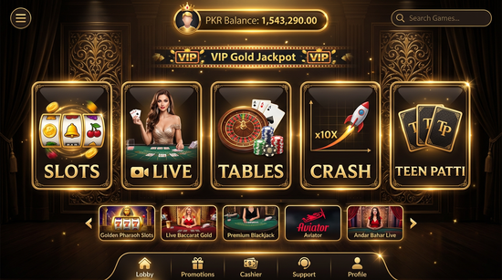 Main screen of Jilievo casino page for PK players